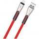 Кабель Hoco U48 Metal Superior Speed Charging Data Cable Lightning 120 см, цвет Красный