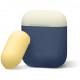Силиконовый чехол Elago Duo Case для AirPods 1&2, цвет Синий с Белой и Желтой крышками (EAPDO-JIN-CWHYE)