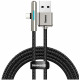 Кабель Baseus Iridescent Lamp Mobile Game Cable USB - USB Type-C 4 A 1 м, цвет Черный (CAT7C-B01)