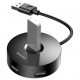 HUB-адаптер Baseus Round box USB 3.0 to USB 3.0х1 + USB 2.0х3, цвет Черный (CAHUB-F01)