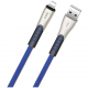 Кабель Hoco U48 Metal Superior Speed Charging Data Cable Lightning 120 см, цвет Синий