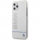 Чехол BMW Signature PC/TPU Blue line Printed logo Hard для iPhone 12 Pro Max, цвет Белый (BMHCP12LPCUBWH)