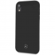 Чехол Mercedes Silicone Line Hard для iPhone XR, цвет Черный (MEHCI61SILBK)