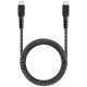 Кабель EnergEA FibraTough USB-C to USB-C 3.1 Gen2 10 Gbps 5A 1 м, цвет Черный (CBL-FT31CC-BLK100)