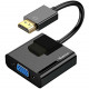 Переходник Baseus HD Converter (HD4K to VGA + Micro USB + DC3.5), цвет Черный (CAHUB-AH01)