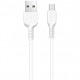 Кабель Hoco X13 Easy Charged Cable Micro-USB 2.4 A 1 м, цвет Белый