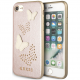 Чехол Guess Studs&Sparkles Hard PU/Butterflies для iPhone 7/8/SE 2020, цвет "Розовое золото" (GUHCI8PBURG)