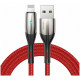 Кабель Baseus Horizontal Data Cable (с индикатором) USB - Lightning 1.5 A 2 м, цвет Красный (CALSP-C09)