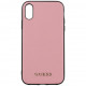 Чехол Guess Silicone Saffiano Hard для iPhone XR, цвет Розовый (GUHCI61SLSAPI)