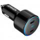 Автомобильное зарядное устройство Anker PowerDrive+ III Duo Origin 48W 2x USB-C 30W + USB-С 18W, цвет Черный (A2725H11)