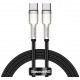 Кабель Baseus Cafule Cable USB Type-C - USB Type-C 5 A 1 м, цвет Черный/Серый (CATJK-C01)