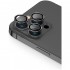Защитное стекло Uniq Optix Camera Lens protector Aluminium (3 шт.) 0.25 мм для камеры iPhone 13 Pro/13 Pro Max, цвет Графит (Graphite) (IP13P-13PM-LENSGRP)