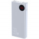 Портативный аккумулятор Baseus Mulight Quick Charge Digital Display Power Bank 30000 мАч, цвет Белый (PPMY-02)