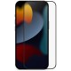 Защитное стекло Uniq OPTIX Vivid Pro (true colors Anti-dust) (+installer) для iPhone 14 Pro с черной рамкой (IP6.1P(2022)-VIVIDPRO)