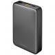 Портативный аккумулятор EnergEA Compac AluMini USB-C PD In/Out + USB QC3.0 10000 мАч, цвет Темно-серый (CP-AM1201-GUN)