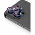 Защитное стекло Uniq Optix Camera Lens protector Aluminium (3 шт.) 0.25 мм для камеры iPhone 13 Pro/13 Pro Max, цвет Радужный (Iridescent) (IP13P-13PM-LENSIRD)