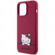 Чехол Hello Kitty Liquid silicone Dreaming Kitty Hard для iPhone 15 Pro Max, цвет Красный (HKHCP15XSKCDKP)