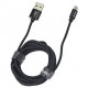 Кабель Dorten Micro USB to USB Metallic Series 2 м, цвет Черный (DN128201)