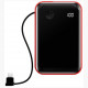 Портативный аккумулятор Baseus Mini S Digital Display 3A Power Bank 10000 мАч с кабелем Lightning, цвет Красный (PPXF-B09)