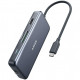 Переходник Anker 7 в 1, 4K 30Hz HDMI, высокоскоростной Ethernet, SD/TF кард-ридер и 2 USB-A порта, цвет Серый (A83520A1)