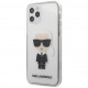 Чехол Karl Lagerfeld PC/TPU Ikonik Karl Hard для iPhone 12/12 Pro, цвет Прозрачный (KLHCP12MTRIK)
