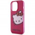 Чехол Hello Kitty PC/TPU Kitty Head Hard для iPhone 15 Pro Max, цвет Розовый (HKHCP15XHCKHSP)