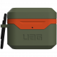 Чехол с карабином Urban Armor Gear (UAG) Standard Issue Hard Case_001 для AirPods Pro, цвет Оливковый/Оранжевый (10243F117297)