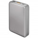 Портативный аккумулятор EnergEA Compac AluMini USB-C PD In/Out + USB QC3.0 10000 мАч, цвет Серебристый (CP-AM1201-SIL)