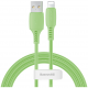 Кабель Baseus Colourful Cable USB-Lightning 2.4A 1.2 м, цвет Зеленый (CALDC-06)