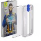 Защитное стекло Blueo 3D AR&AG (ультра-прозрачное матовое) (+install) 0.4 мм для iPhone 13/13 Pro/14 с черной рамкой (BM5845-6.1(21))