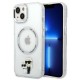 Чехол Karl Lagerfeld PC/TPU NFT Karl & Choupette Hard (MagSafe) для iPhone 14 Plus, цвет Прозрачный (KLHMP14MHNKCIT)