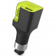 Автомобильное зарядное устройство Rock Aroma Diffuser With Car Charger RCC0115 2 A с аромадиффузором, цвет Черный/Зеленый