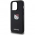 Чехол Hello Kitty PU Leather Kitty Head Hard (MagSafe) для iPhone 15 Pro, цвет Черный (HKHMP15LPGHCKK)