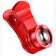 Набор объективов Baseus Short Videos Magic Camera (general), цвет Красный (ACSXT-C09)