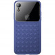 Чехол Baseus Glass & Weaving Case для iPhone XR, цвет Синий (WIAPIPH61-BL03)