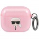 Чехол Karl Lagerfeld TPU Glitters Karl для AirPods 3, цвет Розовый (KLA3UKHGP)