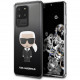 Чехол Karl Lagerfeld TPU/PC collection Karl Iconik Hard для Galaxy S20 Ultra, цвет Черный градиент (KLHCS69TRDFKBK)