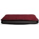 Чехол Bustha Puffer Sleeve Suede/Leather для MacBook Air/Pro 13"/14" (18/22), цвет Темно-бордовый (Maroon) (BST755353)