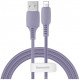 Кабель Baseus Colourful Cable USB-Lightning 2.4A 1.2 м, цвет Фиолетовый (CALDC-05)