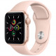 Умные часы Apple Watch Series SE GPS, 40 мм, корпус из алюминия цвет Золотой, спортивный ремешок цвет "Розовый песок" (MYDN2RU/A)