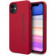 Чехол U.S. Polo Assn. Liquid silicone Vertical Logo Hard для iPhone 11, цвет Красный (USHCN61SLREV2)