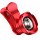 Набор объективов Baseus Short Videos Magic Camera (hi-definition) для смартфона, цвет Красный (ACSXT-A09)