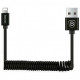 Кабель Baseus Elastic Data Cable USB - Lightning 1.6 м, цвет Черный (CALIGHTNG-EL01)