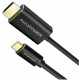 Кабель RAVpower USB-C to HDMI Cable, цвет Черный (RP-CB006)