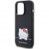 Чехол Hello Kitty Liquid silicone Dreaming Kitty Hard для iPhone 14 Pro, цвет Черный (HKHCP14LSKCDKK)