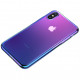 Чехол Baseus Glow Case для iPhone XS Max, цвет Прозрачно-черный (WIAPIPH65-XG01)
