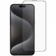 Защитное стекло Blueo Anti-glare Matte Anti-Static (матовое) для iPhone 15 Pro Max с черной рамкой (NPB9-15pro-6.7)