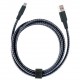 Кабель EnergEA Nylotough Micro-USB 1.5 м, цвет Черный (CBL-NTAM-150)