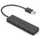 USB-концентратор Anker Ultra Slim Data Hub на 4 порта USB 3.0, цвет Черный (A7516011)