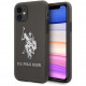 Чехол U.S. Polo Assn. Transparent silicone Big horse Hard для iPhone 11, цвет Черный (USHCN61SLTRHRBK)